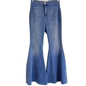 Free People Just Float On Flare Jeans Womens 29 Short Blue HR Bell Bottoms